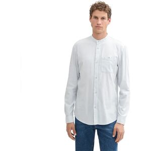 Tom Tailor Structured Long Sleeve Shirt Light Herringbone Structure 2XL Men Tom Tailor Structured Long Sleeve Shirt Light Herringbone Structure 2XL Men