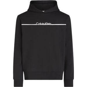 Calvin Klein Split Line Logo Hoodie Ck Black L Men Calvin Klein Split Line Logo Hoodie Ck Black L Men
