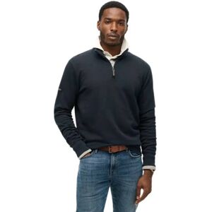 Superdry Core Logo Henley Half Zip Sweater Eclipse Navy XL Men Superdry Core Logo Henley Half Zip Sweater Eclipse Navy XL Men