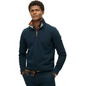 Superdry Core Pique Henley Half Zip Sweater Eclipse Navy 2XL Men Superdry Core Pique Henley Half Zip Sweater Eclipse Navy 2XL Men