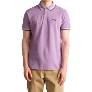 Boss Paddy 10241663 Short Sleeve Polo Light / Pastel Purple 3XL Men Boss Paddy 10241663 Short Sleeve Polo Light / Pastel Purple 3XL Men