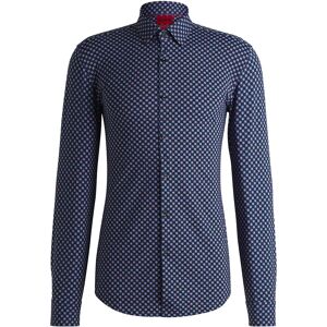 Hugo Boss Kenno Long Sleeve Shirt Dark Blue 43 Men Hugo Boss Kenno Long Sleeve Shirt Dark Blue 43 Men