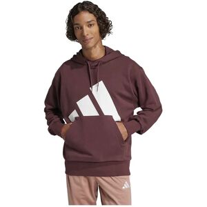 adidas Essentials Big Logo French Terry Hoodie Aurora Ruby / White L Men adidas Essentials Big Logo French Terry Hoodie Aurora Ruby / White L Men