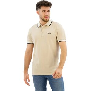Boss Paddy 10241663 Short Sleeve Polo Open Beige 2XL Men Boss Paddy 10241663 Short Sleeve Polo Open Beige 2XL Men