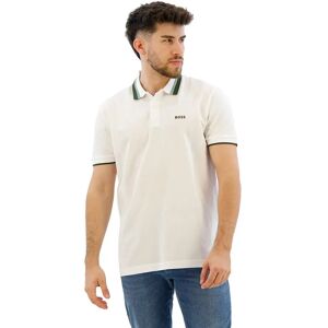 Boss Paddy Ap Heritage 01 Short Sleeve Polo White S Men Boss Paddy Ap Heritage 01 Short Sleeve Polo White S Men
