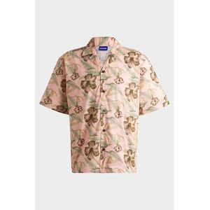 Hugo Boss Eligino 01 Blue Short Sleeve Shirt Light/Pastel Pink XS Men Hugo Boss Eligino 01 Blue Short Sleeve Shirt Light/Pastel Pink XS Men
