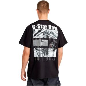 G-star Barcode Back Gr Loose Short Sleeve T-shirt Dark Black M Men G-star Barcode Back Gr Loose Short Sleeve T-shirt Dark Black M Men