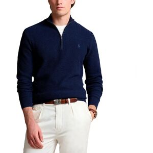 Polo Ralph Lauren 710899358 Half Zip Sweater Refined_Navy / C7956 S Men Polo Ralph Lauren 710899358 Half Zip Sweater Refined_Navy / C7956 S Men