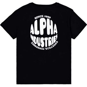 Alpha Industries Logo Bp Short Sleeve T-shirt Black 3XL Men Alpha Industries Logo Bp Short Sleeve T-shirt Black 3XL Men