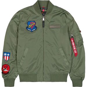 Alpha Industries Ma-1 Tt Flying Tigers Jacket Green 2XL Men Alpha Industries Ma-1 Tt Flying Tigers Jacket Green 2XL Men