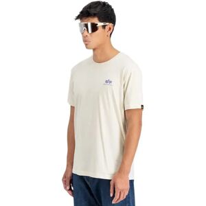 Alpha Industries Backprint Short Sleeve T-shirt Vintage White 3XL Men Alpha Industries Backprint Short Sleeve T-shirt Vintage White 3XL Men