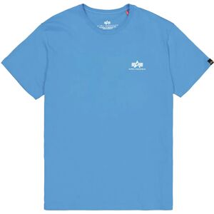 Alpha Industries Basic Small Logo Short Sleeve T-shirt Mediterranean Blue M Men Alpha Industries Basic Small Logo Short Sleeve T-shirt Mediterranean Blue M Men