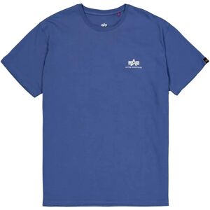 Alpha Industries Basic Small Logo Short Sleeve T-shirt Night Purple 2XL Men Alpha Industries Basic Small Logo Short Sleeve T-shirt Night Purple 2XL Men