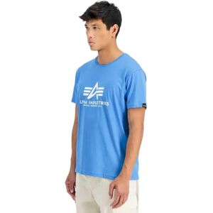 Alpha Industries Basic Short Sleeve T-shirt Mediterranean Blue XL Men Alpha Industries Basic Short Sleeve T-shirt Mediterranean Blue XL Men