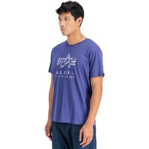 Alpha Industries Camo Pp Short Sleeve T-shirt Night Purple L Men Alpha Industries Camo Pp Short Sleeve T-shirt Night Purple L Men