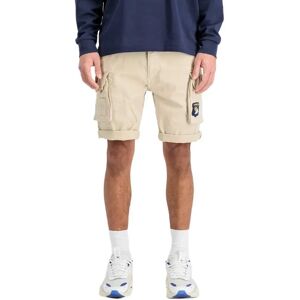 Alpha Industries Crew Patch Cargo Shorts Vintage White 31 Men Alpha Industries Crew Patch Cargo Shorts Vintage White 31 Men