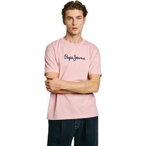Pepe Jeans Eggo Short Sleeve T-shirt Pink XL Men Pepe Jeans Eggo Short Sleeve T-shirt Pink XL Men