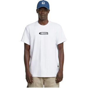 G-star Old Skool Logo Short Sleeve T-shirt White L Men G-star Old Skool Logo Short Sleeve T-shirt White L Men