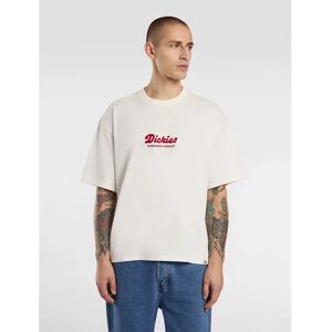 Dickies Lewistown Embro Short Sleeve T-shirt Egret S Men Dickies Lewistown Embro Short Sleeve T-shirt Egret S Men