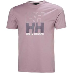 Helly Hansen Core Graphic T 2.0 Short Sleeve T-shirt Purple Clay M Men Helly Hansen Core Graphic T 2.0 Short Sleeve T-shirt Purple Clay M Men