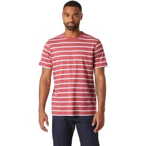 Helly Hansen Newport 2.0 Short Sleeve T-shirt Washed Red Stripe M Men Helly Hansen Newport 2.0 Short Sleeve T-shirt Washed Red Stripe M Men