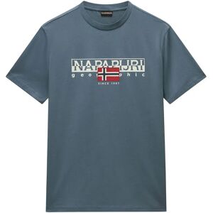 Napapijri Aylmer Short Sleeve T-shirt Stormy Weat 3XL Men Napapijri Aylmer Short Sleeve T-shirt Stormy Weat 3XL Men