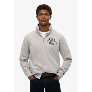 Superdry Athletic Ess Half Zip Sweatshirt Grey Marl 2XL Men Superdry Athletic Ess Half Zip Sweatshirt Grey Marl 2XL Men
