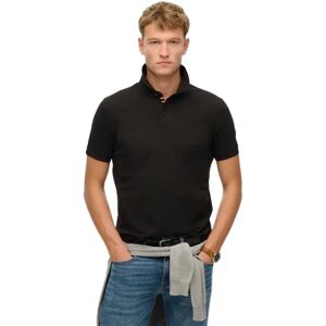 Superdry City Pique Short Sleeve Polo Black 2XL Men Superdry City Pique Short Sleeve Polo Black 2XL Men