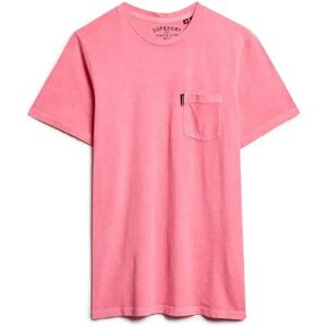 Superdry Classic Essential Pocket Short Sleeve T-shirt Washed Paradise Red M Men Superdry Classic Essential Pocket Short Sleeve T-shirt Washed Paradise Red M Men