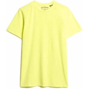 Superdry Classic Essential Short Sleeve T-shirt Washed Dry Fluro Yellow 2XL Men Superdry Classic Essential Short Sleeve T-shirt Washed Dry Fluro Yellow 2XL Men