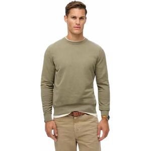 Superdry Classic Essential Sweatshirt Light Khaki Green 2XL Men Superdry Classic Essential Sweatshirt Light Khaki Green 2XL Men