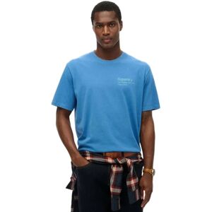 Superdry Core Logo City Short Sleeve T-shirt Monaco Blue M Men Superdry Core Logo City Short Sleeve T-shirt Monaco Blue M Men