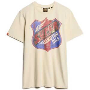 Superdry Gasoline Graphic Relaxed Short Sleeve T-shirt Rice White 3XL Men Superdry Gasoline Graphic Relaxed Short Sleeve T-shirt Rice White 3XL Men