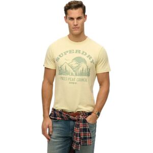 Superdry Lo-fi Outdoor Mono Relaxed Short Sleeve T-shirt Laguna Yellow Marl 2XL Men Superdry Lo-fi Outdoor Mono Relaxed Short Sleeve T-shirt Laguna Yellow Marl 2XL Men