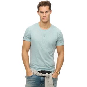 Superdry Merchant Grandad Short Sleeve T-shirt Arona Blue XL Men Superdry Merchant Grandad Short Sleeve T-shirt Arona Blue XL Men