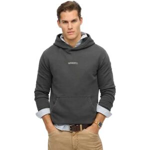 Superdry Micro Logo Hoodie Washed Black 2XL Men Superdry Micro Logo Hoodie Washed Black 2XL Men
