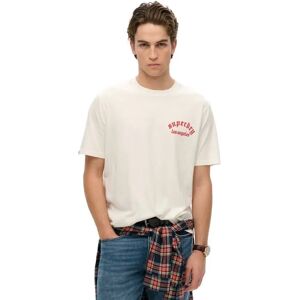 Superdry Neo Trad Tattoo Loose Short Sleeve T-shirt Bone White 2XL Men Superdry Neo Trad Tattoo Loose Short Sleeve T-shirt Bone White 2XL Men