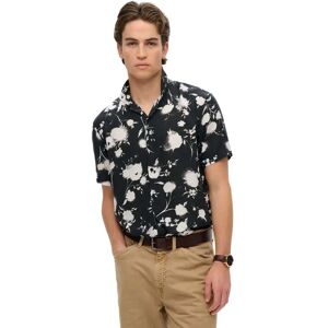 Superdry Print Short Sleeve Shirt Abstract Floral Mono 2XL Men Superdry Print Short Sleeve Shirt Abstract Floral Mono 2XL Men