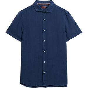 Superdry Vacation Linen Short Sleeve Shirt Navy 2XL Men Superdry Vacation Linen Short Sleeve Shirt Navy 2XL Men