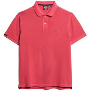 Superdry Vint Destroy Short Sleeve Polo Cranberry Crush Red M Men Superdry Vint Destroy Short Sleeve Polo Cranberry Crush Red M Men