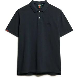 Superdry Vint Destroy Short Sleeve Polo Eclipse Navy 2XL Men Superdry Vint Destroy Short Sleeve Polo Eclipse Navy 2XL Men