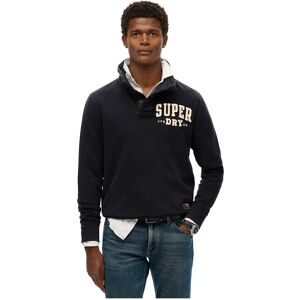 Superdry Vintage Athletic Half Button Sweatshirt Eclipse Navy 3XL Men Superdry Vintage Athletic Half Button Sweatshirt Eclipse Navy 3XL Men
