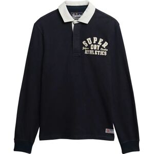Superdry Vintage Athletic Rugby Long Sleeve Polo Eclipse Navy M Men Superdry Vintage Athletic Rugby Long Sleeve Polo Eclipse Navy M Men