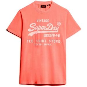 Superdry Vl Neon Relaxed Short Sleeve T-shirt Hyper Fire Coral 3XL Men Superdry Vl Neon Relaxed Short Sleeve T-shirt Hyper Fire Coral 3XL Men