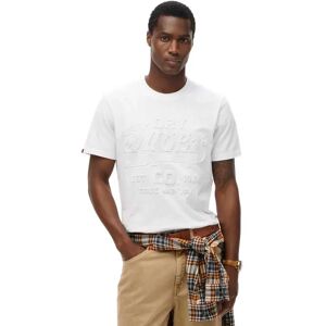 Superdry Workwear Embossed Relaxed Short Sleeve T-shirt Optic 2XL Men Superdry Workwear Embossed Relaxed Short Sleeve T-shirt Optic 2XL Men