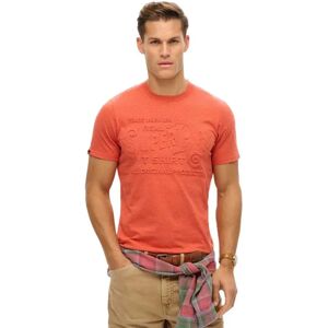 Superdry Workwear Embossed Relaxed Short Sleeve T-shirt Paprika Red Marl XL Men Superdry Workwear Embossed Relaxed Short Sleeve T-shirt Paprika Red Marl XL Men