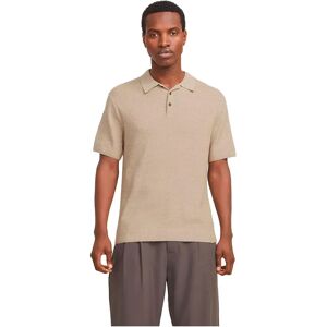 Jack & Jones Cooper Short Sleeve Polo Greige / Twist 2XL Men Jack & Jones Cooper Short Sleeve Polo Greige / Twist 2XL Men