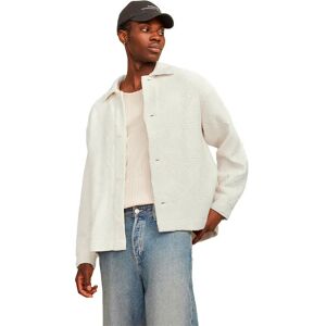 Jack & Jones Greenpoint Jacquard Overshirt Antique White L Men Jack & Jones Greenpoint Jacquard Overshirt Antique White L Men