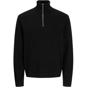 Jack & Jones Milano Stitch Half Zip Sweater Black XL Men Jack & Jones Milano Stitch Half Zip Sweater Black XL Men