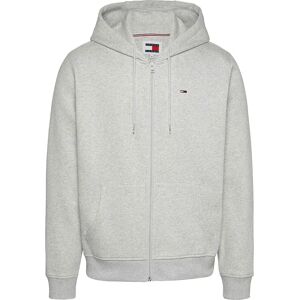 Tommy Jeans Dm0dm20743 Full Zip Sweatshirt Silver Grey Heather 2XL Men Tommy Jeans Dm0dm20743 Full Zip Sweatshirt Silver Grey Heather 2XL Men